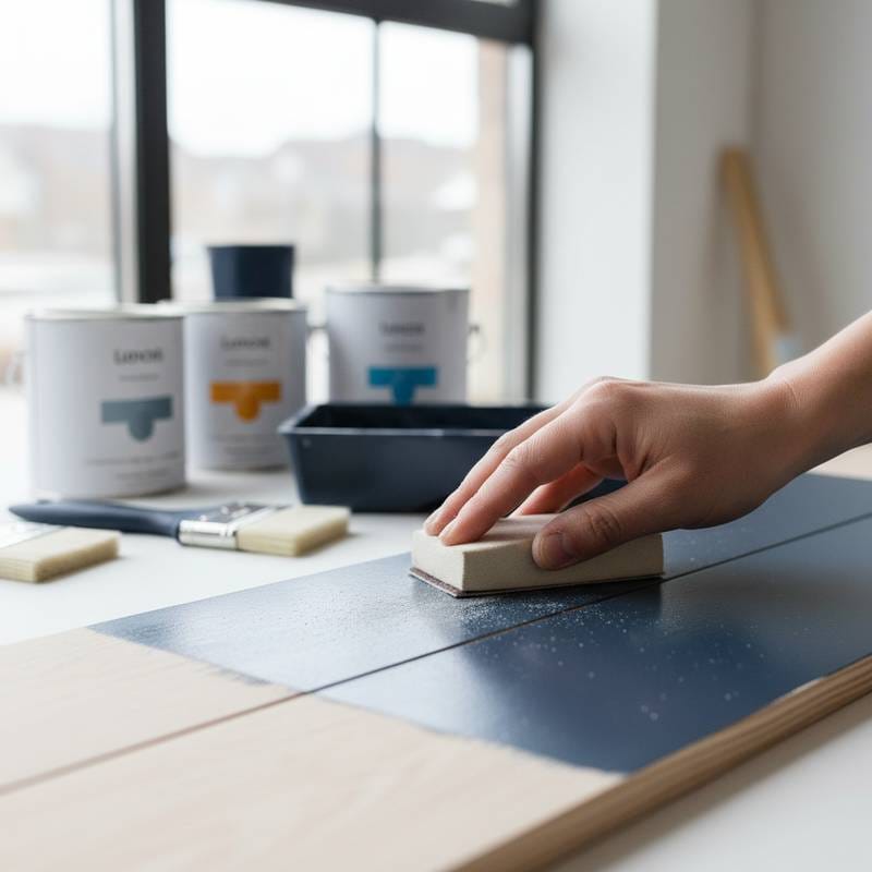 Image for Sanding Between Coats Prevents Paint Peeling