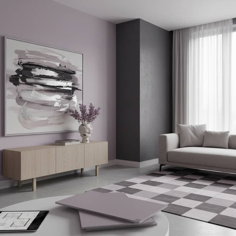 Image for Lilac-Charcoal Paint Costs $3-7 Per Square Foot
