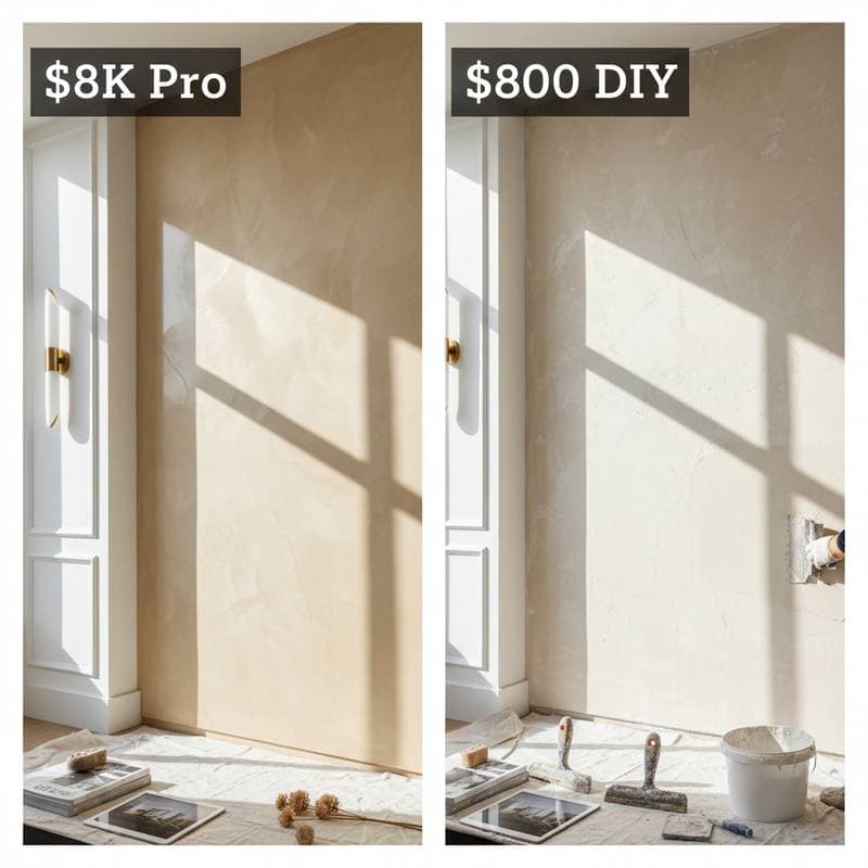 Image for Venetian Plaster: $8K Pro vs $800 DIY Breakdown