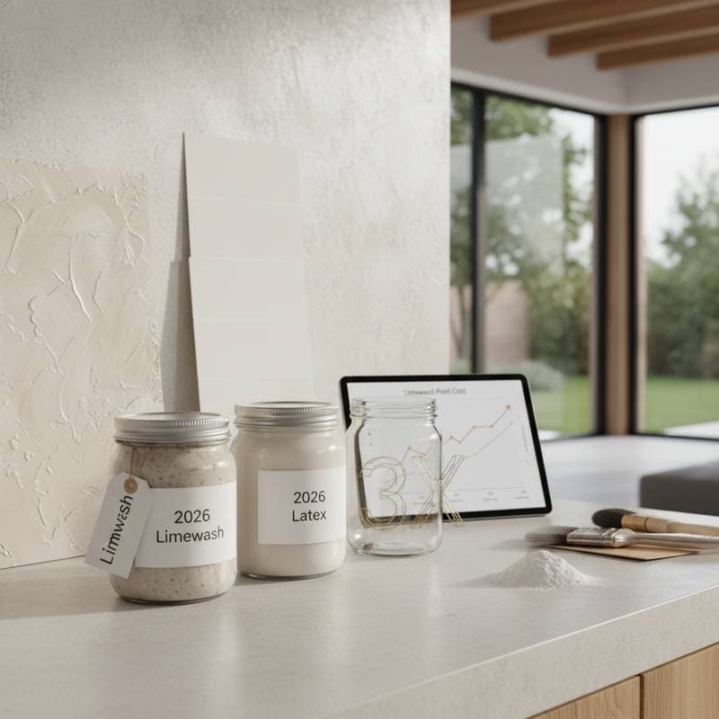 Image for Why Limewash Paint Costs Triple Standard Latex