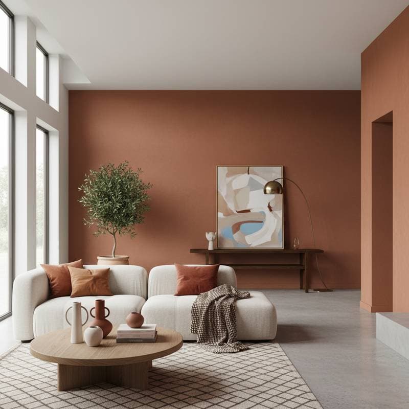 Featured image for Why Rust & Terracotta Define 2026 Interiors