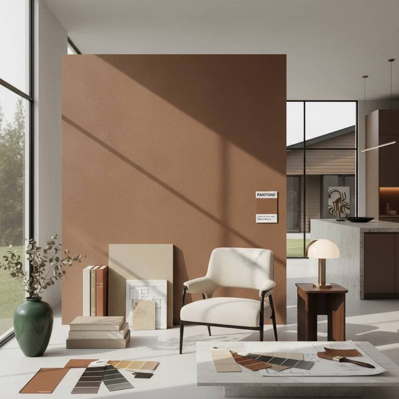 Image for Why Mocha Mousse Leads 2026 Pantone Paint Trends