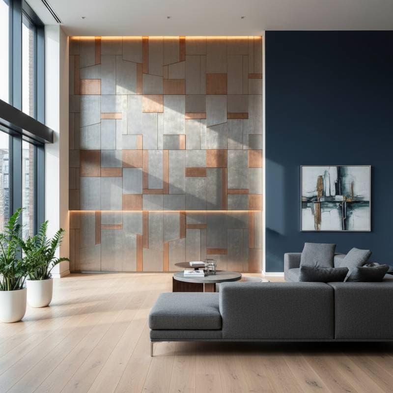 Image for Why Metal Accent Walls Eclipse Paint in 2026