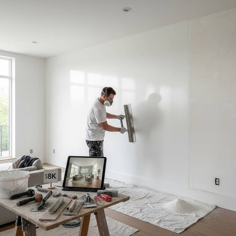 Image for Why $8K Texture Removal is Reviving Plaster Walls