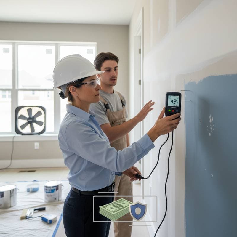 Featured image for Moisture Tests Prevent $800 in Paint Repairs