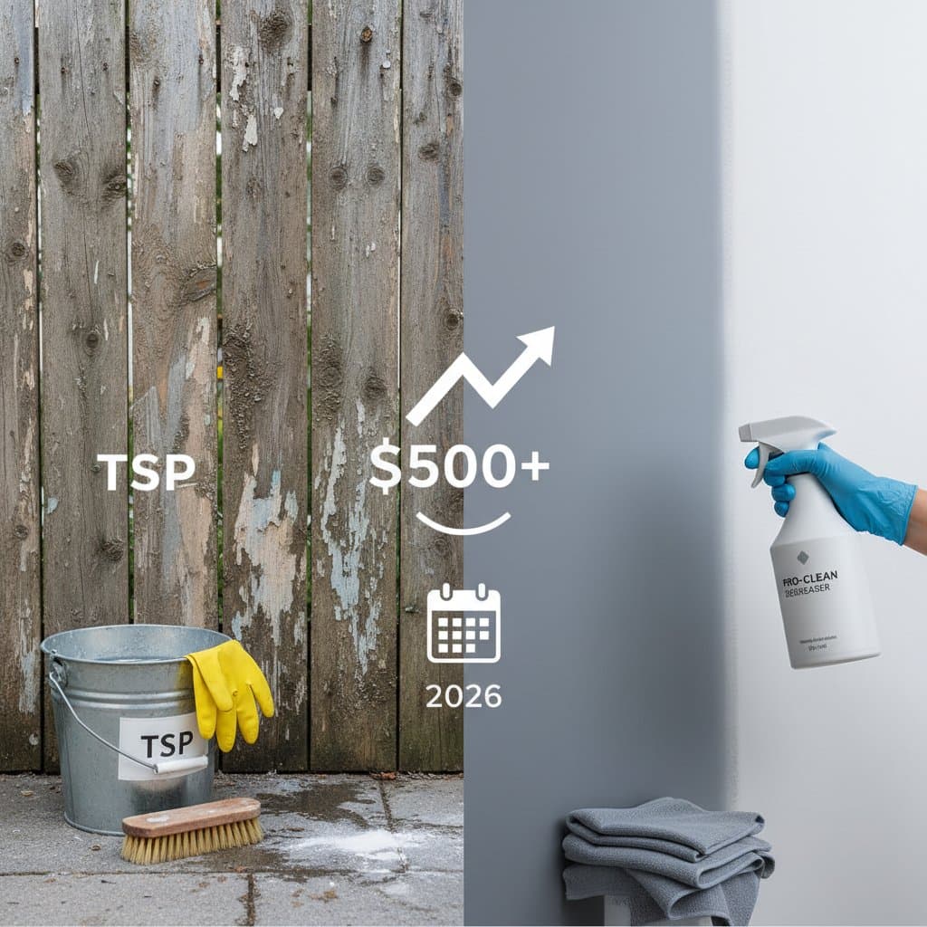 Featured image for TSP vs Degreaser: Save $500 on Paint Prep