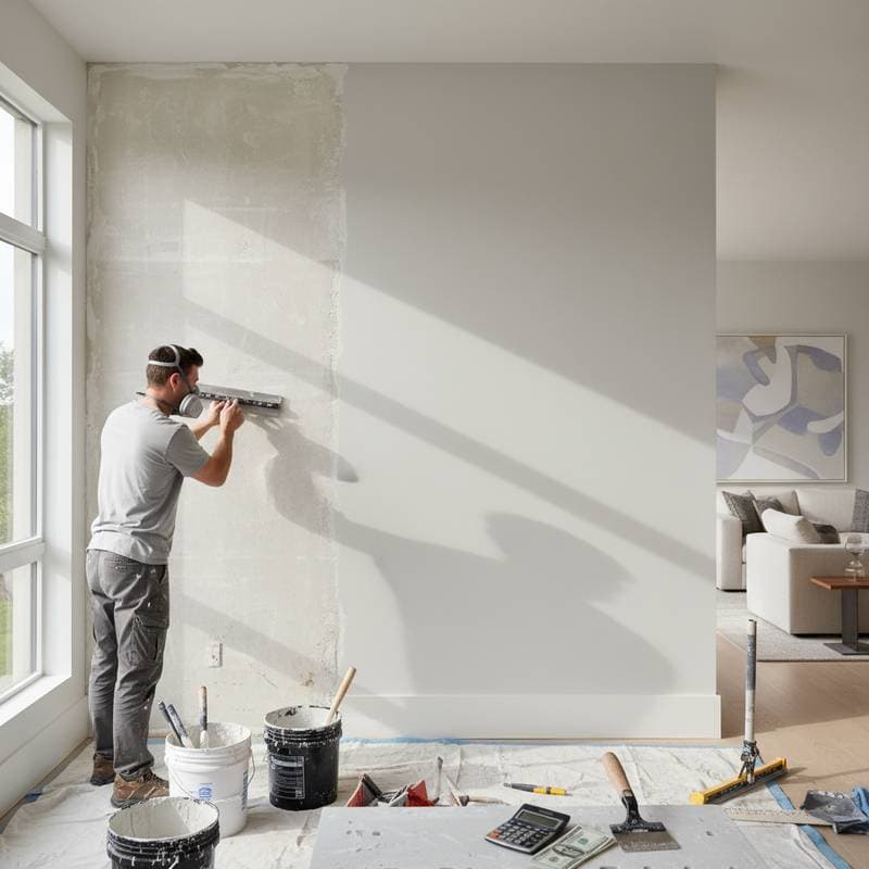 Image for The $800 Skim Coating Fix for Wall Texture Woes