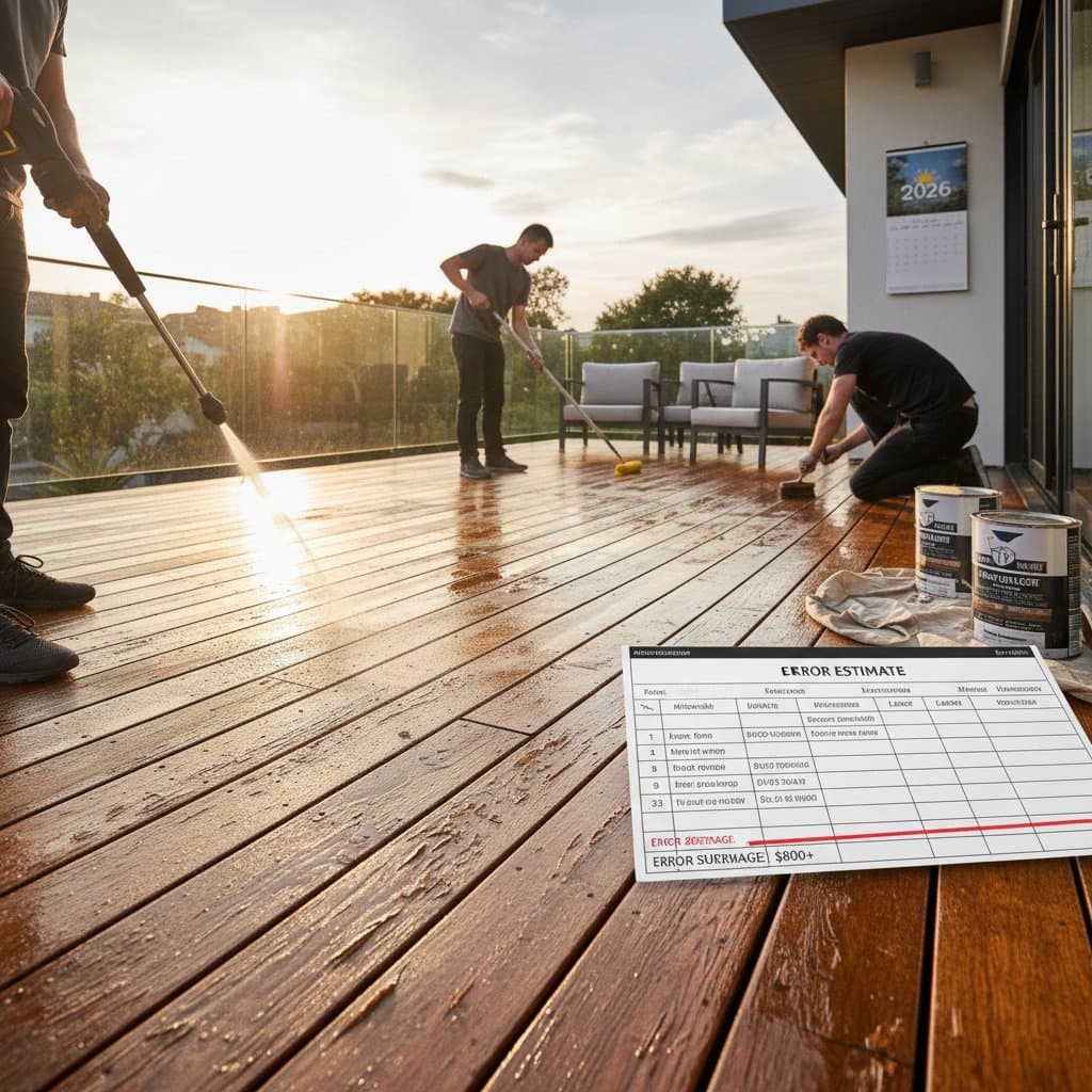 Image for The $800 Deck Stain Error Wrecking Outdoor Decks