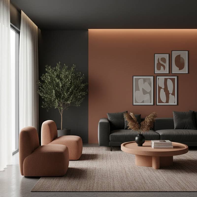 Image for Charcoal and Terracotta: 2026's Top Color Pairing