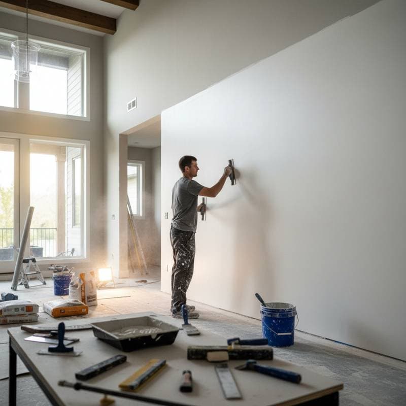 Image for Why DIY Level 5 Drywall Runs $800 Per Room