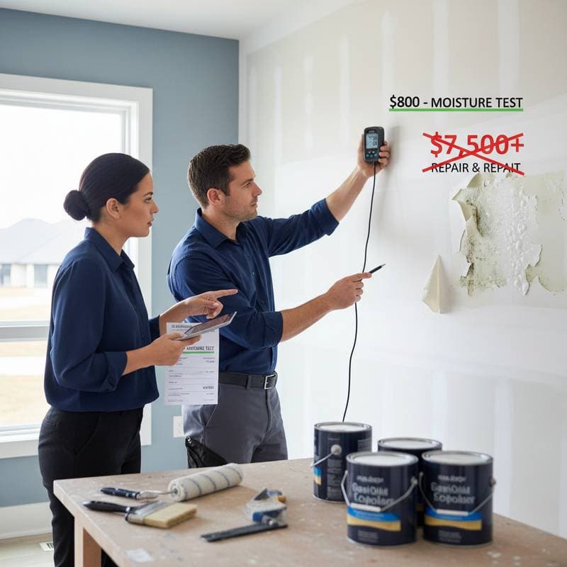 Image for Why the $800 Moisture Test Prevents Paint Failure