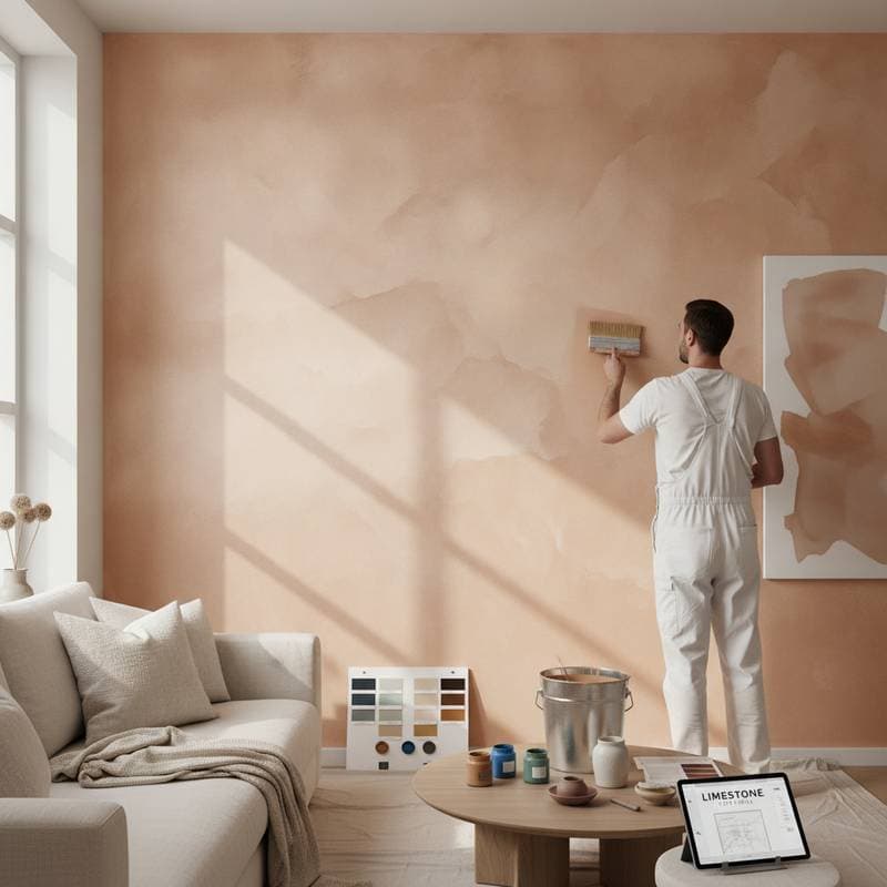 Image for Limewash Paint Costs $600 to Transform Your Walls
