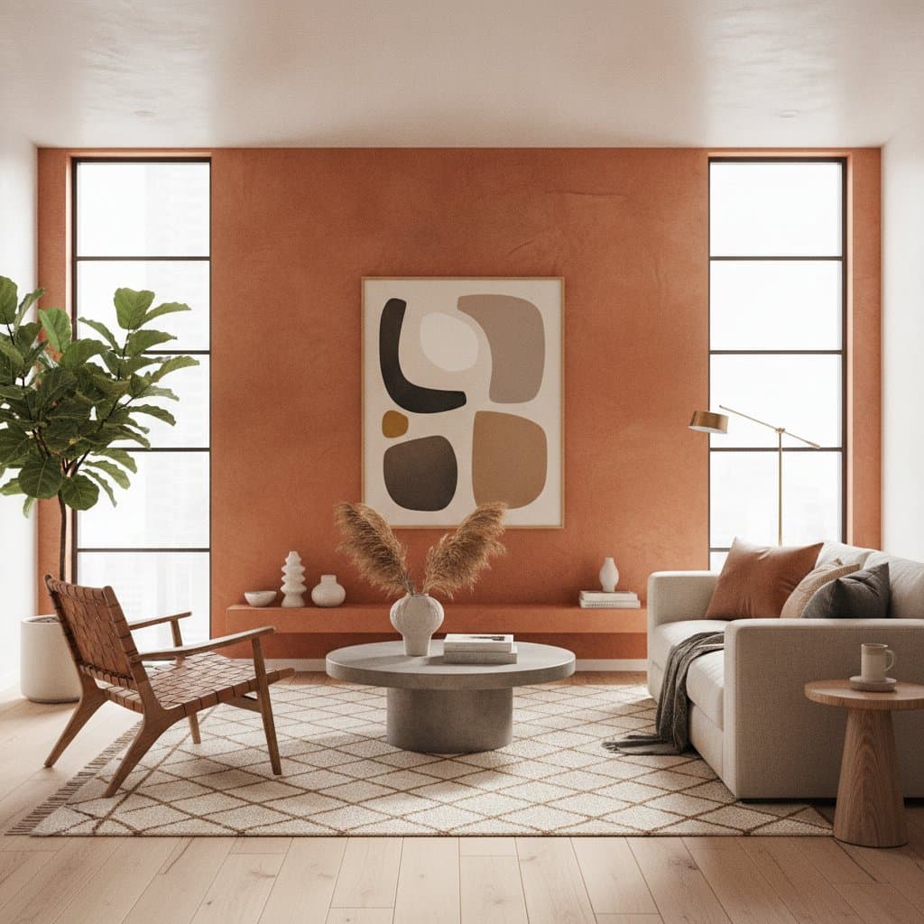 Image for Terracotta Clay Finishes Dominate 2026 Interiors