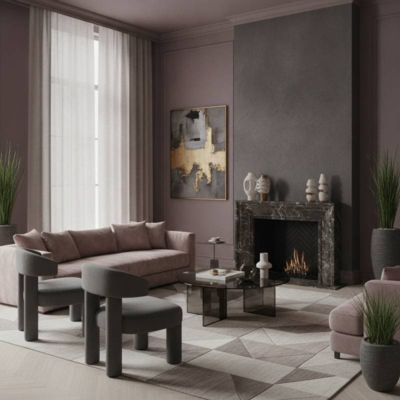 Featured image for Mauve & Charcoal: 2026's Luxury Paint Pairing