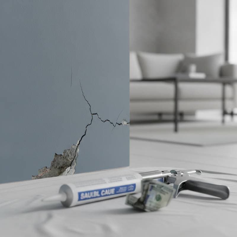 Image for The $500 Mistake of Skipping Caulk Before Painting
