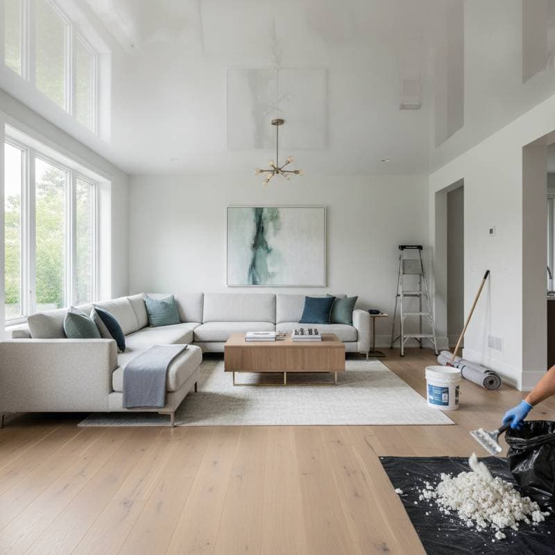Featured image for Ceiling Texture Removal Unlocks $8K Home Flip ROI
