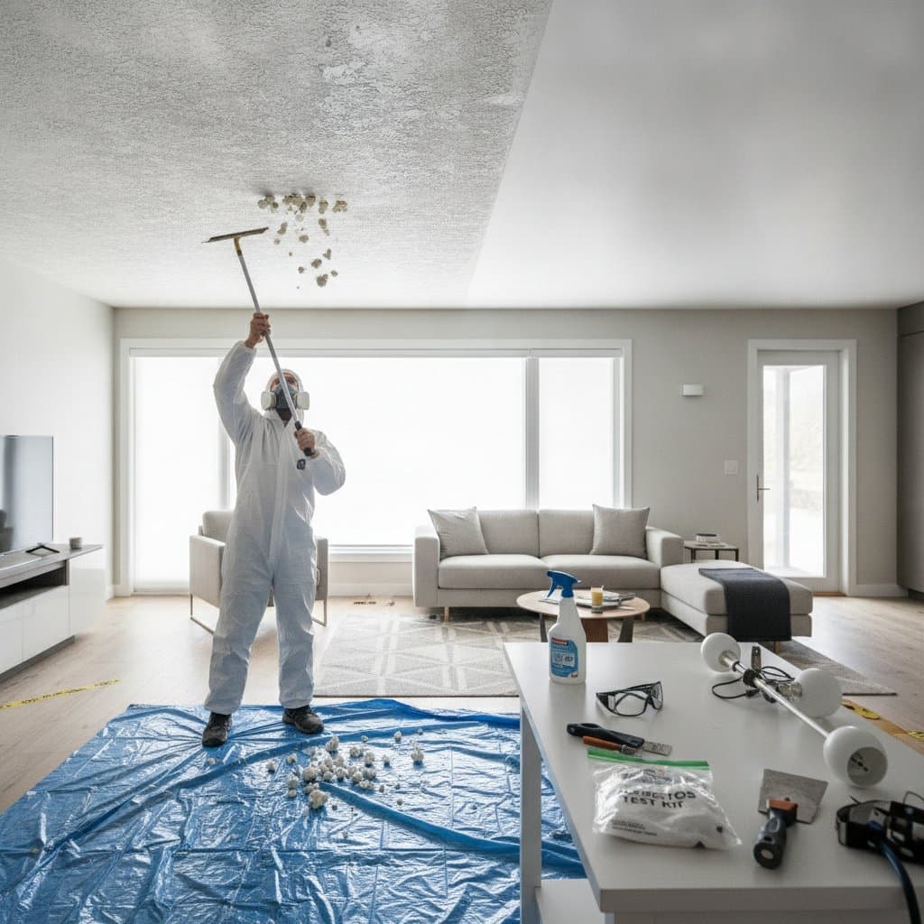 Image for Popcorn Ceiling Removal: Avoid the $3K Mistake